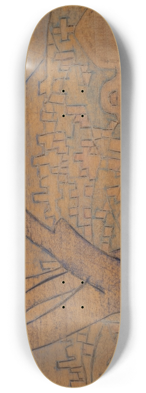 Blanche Lazzell - The Graveyard, Provincetown 8.25 inch art skate deck