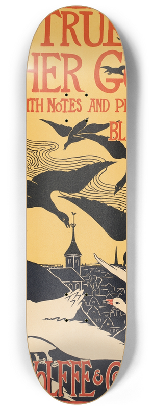 Blanche McManus - The true Mother Goose 8.25 inch art skate deck