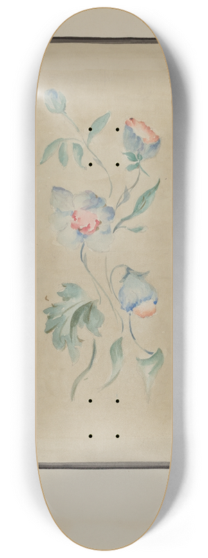 Blanche Waterbury - Panel from Hall Lantern 8.25 inch art skate deck