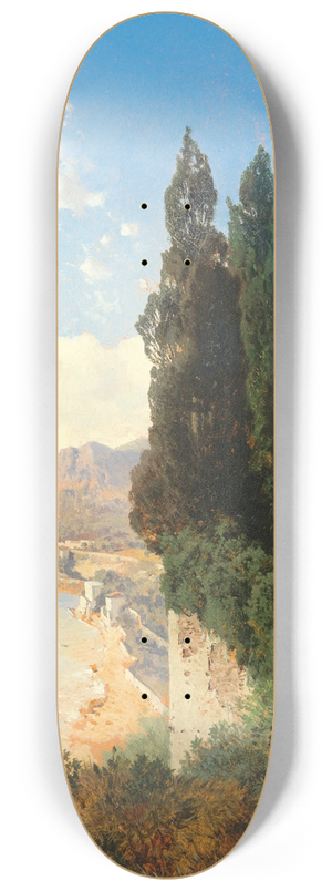 Albert Zimmermann - Partie Di Monaco Bei Nizza 8.25 inch art skate deck