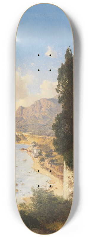 Albert Zimmermann - Partie von Monaco bei Nizza 8.25 inch art skate deck