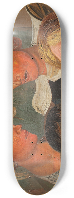 Boris Grigoriev - Two mothers 8.25 inch art skate deck