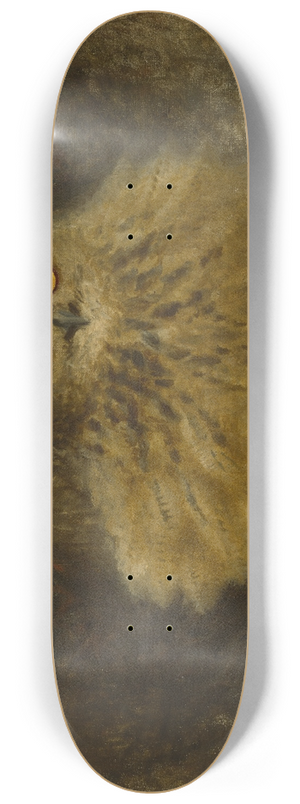 Bruno Liljefors - An Eagle Owl 8.25 inch art skate deck