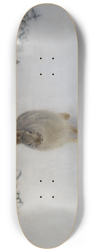 Bruno Liljefors - Hare in Winter 8.25 inch art skate deck