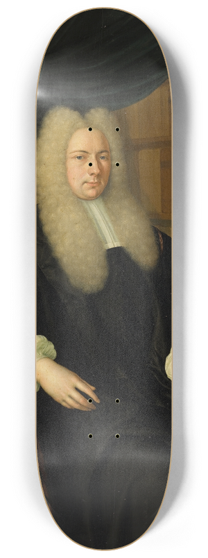 Frans Van Mieris The Younger - Cornelis Backer (1693-1775) 8.25 inch art skate deck