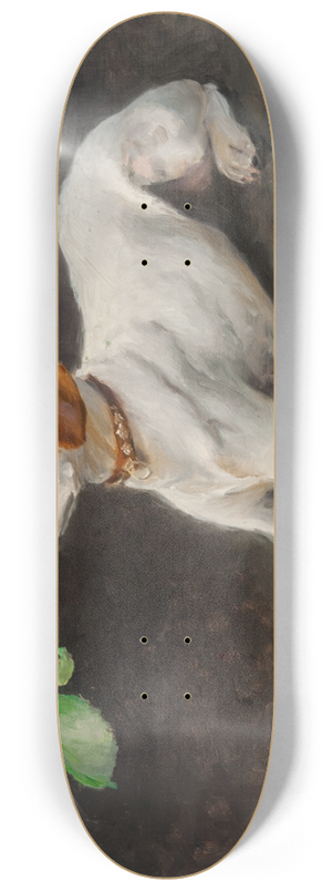 Bruno Liljefors - Portrait of a Dog 8.25 inch art skate deck