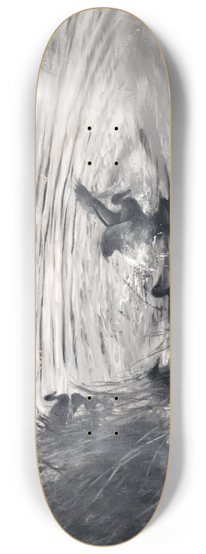 Bruno Liljefors - Wild Ducks among Reeds 8.25 inch art skate deck