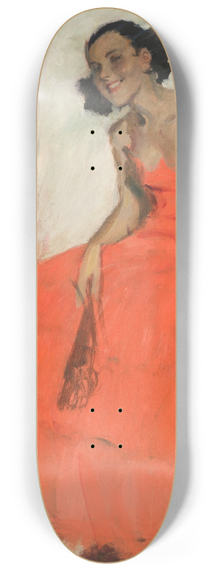 Brynolf Wennerberg - Mdchen im Ballkleid 8.25 inch art skate deck