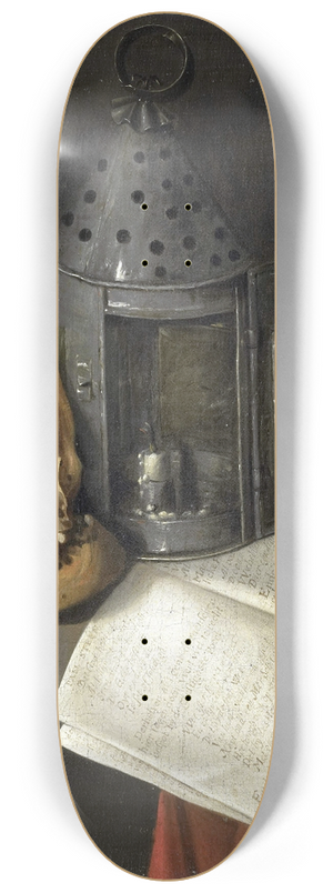 B. Schaak - Vanitas Still Life 8.25 inch art skate deck