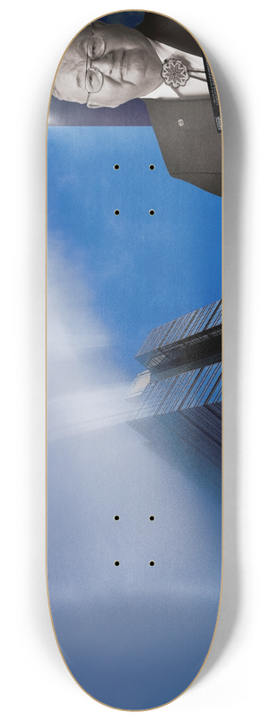 Bureau of the Census - American Indian Eastern 8.25 inch art skate deck