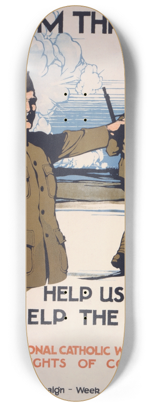 Burton Rice - See him throughHelp us to help the boys 8.25 inch art skate deck