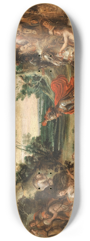 Frans Wouters - King Solomon and the Queen of Sheba 8.25 inch art skate deck