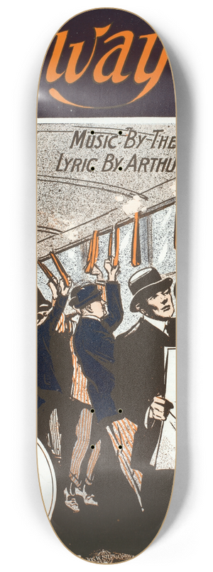 Cahan - The subway glide 8.25 inch art skate deck