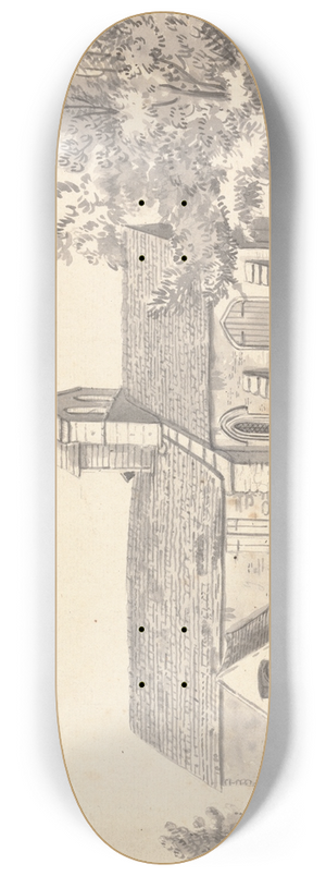 Capt. Francis Grose - Binsey Church, Oxford 8.25 inch art skate deck
