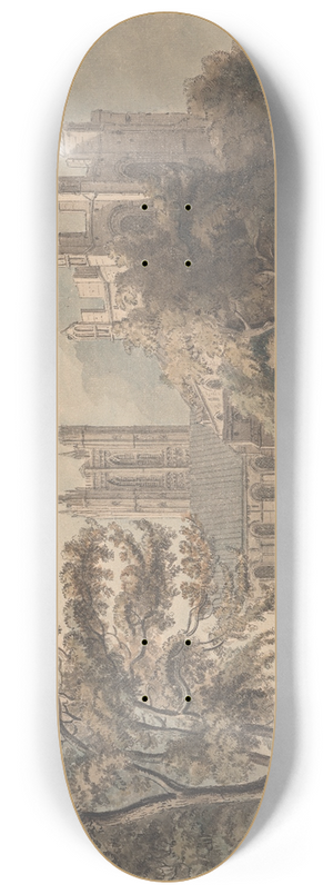 Capt. Francis Grose - Canterbury Cathedral, Kent 8.25 inch art skate deck