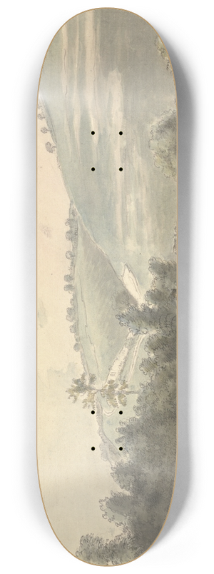 Capt. Francis Grose - Quarry House near Bletchingley, Surrey 8.25 inch art skate deck