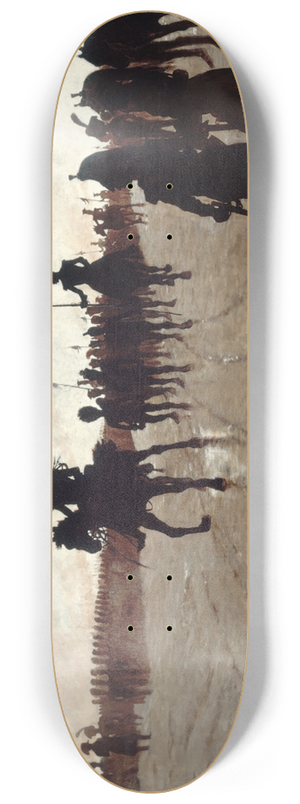 Caran d' Ache - Lpope, scne du thtre dombres du Chat noir 8.25 inch art skate deck
