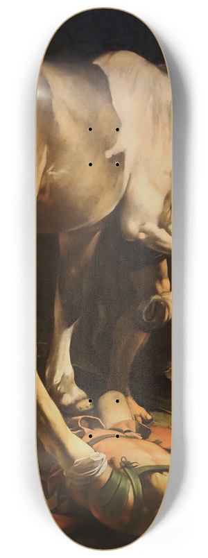 Caravaggio - Conversion of Saint Paul 8.25 inch art skate deck
