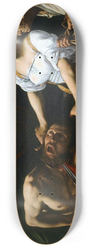 Caravaggio - Judith beheading Holofernes 8.25 inch art skate deck
