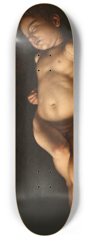 Caravaggio - Sleeping Cupid 8.25 inch art skate deck
