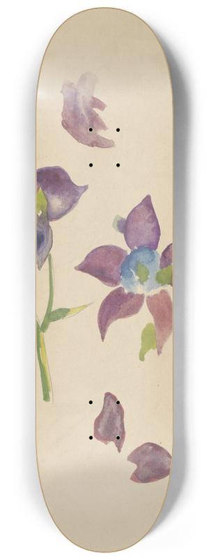 Carel Adolph Lion Cachet - Bloemenstudie 8.25 inch art skate deck