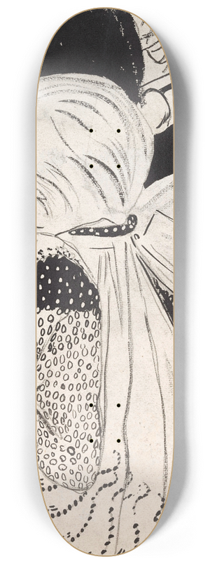 Carel Adolph Lion Cachet - Meisje in schoolbank 8.25 inch art skate deck
