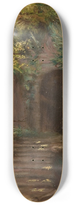 Carl-August Lebsche - Sun-Dappled Steps 8.25 inch art skate deck