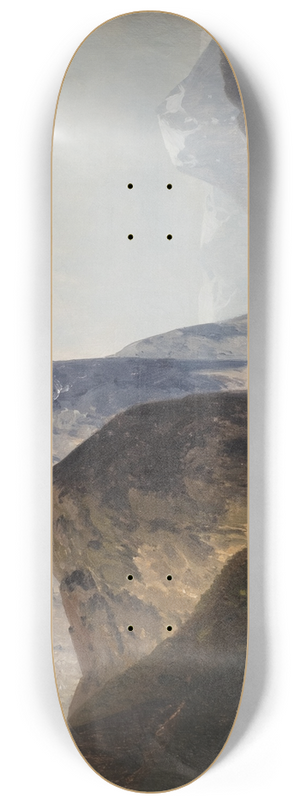 Carl Bertold - Fjord landscape 8.25 inch art skate deck