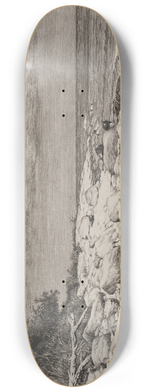 Carl Bloch - Stenet Strandbred 8.25 inch art skate deck