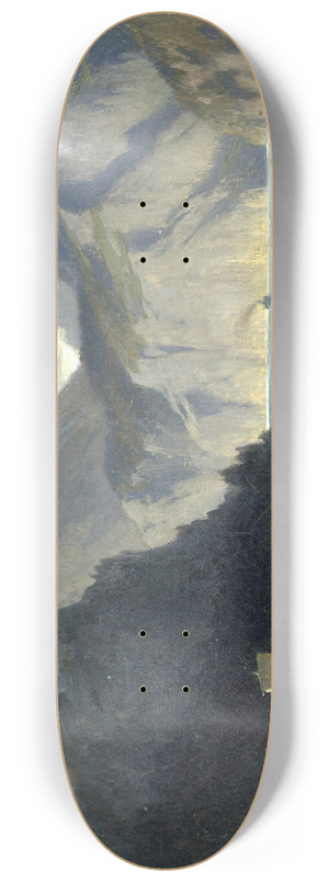 Carl Bolze - Abend am Traunsee 8.25 inch art skate deck