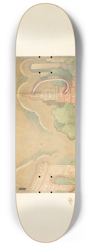 Carl Buergerniss - Bandbox 8.25 inch art skate deck