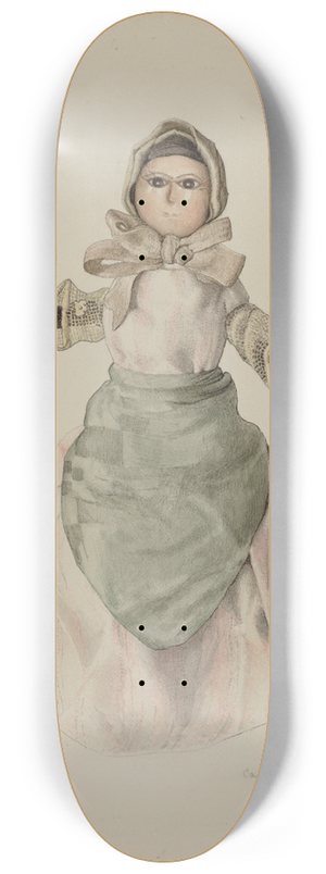 Carl Buergerniss - Doll 8.25 inch art skate deck