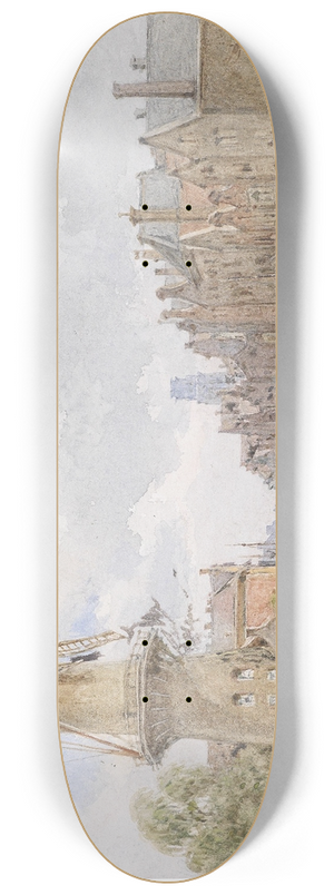 Franz Alt - Kanal in Rotterdam 8.25 inch art skate deck