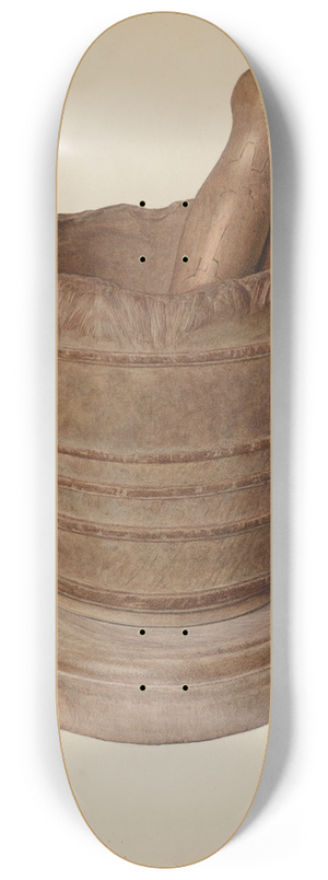 Carl Buergerniss - Mortar and Pestle 8.25 inch art skate deck