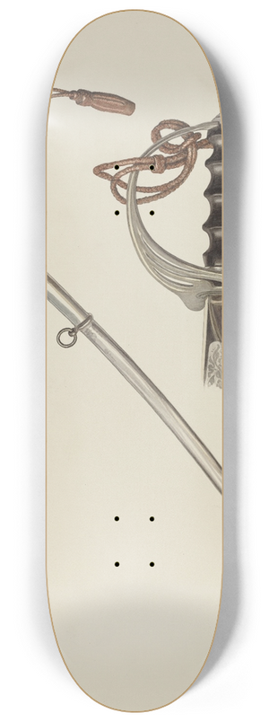 Carl Buergerniss - Sabre 8.25 inch art skate deck