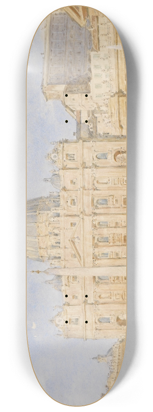 Franz Alt - Petersplatz Rom 8.25 inch art skate deck