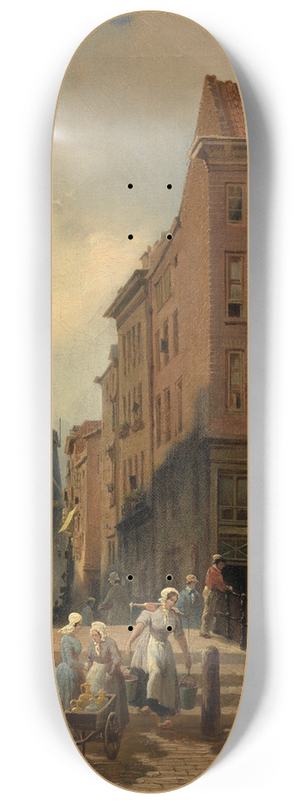 Franz Alt - Strae in Amsterdam 8.25 inch art skate deck