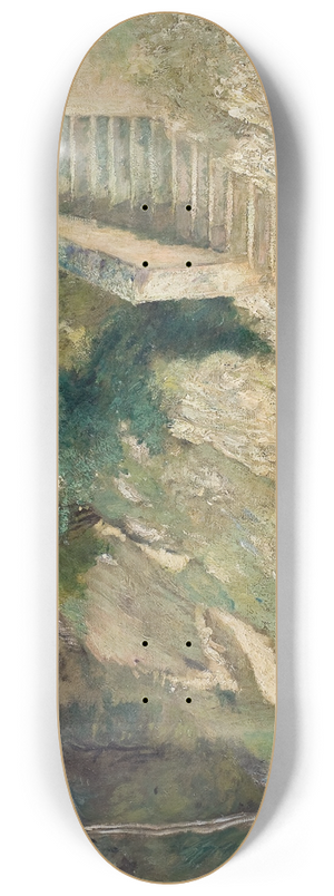 Carl Fredrik Hill - A Steep Ascent in Montigny-sur-Loing 8.25 inch art skate deck