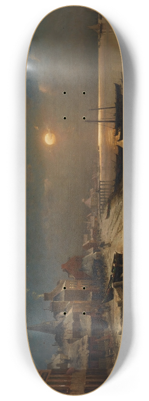 Carl Frithjof Smith - Clair de lune, port enneig 8.25 inch art skate deck