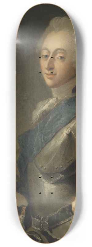 Carl Gustaf Pilo - Frederik V, King of Denmark 8.25 inch art skate deck