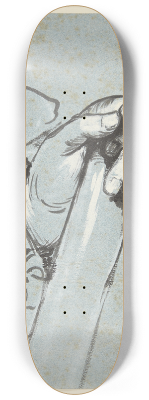 Carl Gustaf Pilo - Studie af en hnd 8.25 inch art skate deck