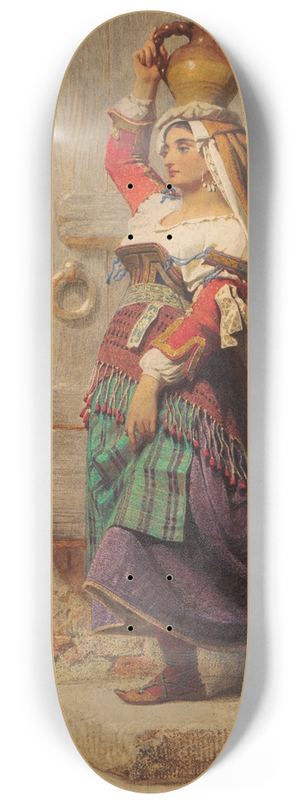Carl Haag - A Roman Water Carrier 8.25 inch art skate deck
