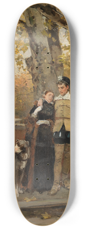 Carl Hoff - Vor dem Ausmarsch 8.25 inch art skate deck