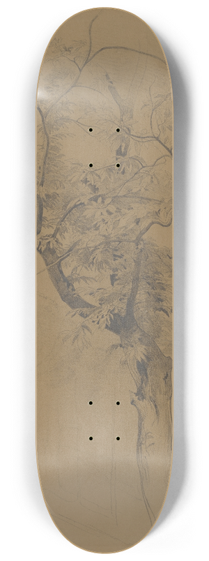 Carl Hummel - Baum im Taunus 8.25 inch art skate deck