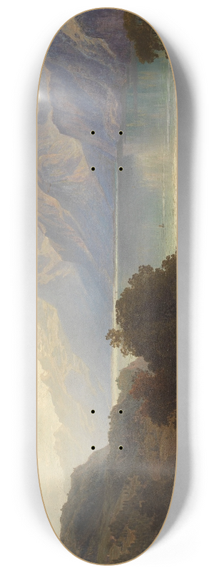 Carl Jungheim - Am Vierwaldstttersee mit Blick auf das Pilatusmassiv 8.25 inch art skate deck