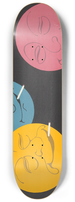 Carl Kunze - Dreipunkt cigaretten 8.25 inch art skate deck