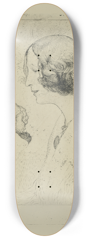 Carl Larsson - Anna-Stina Alkman 8.25 inch art skate deck