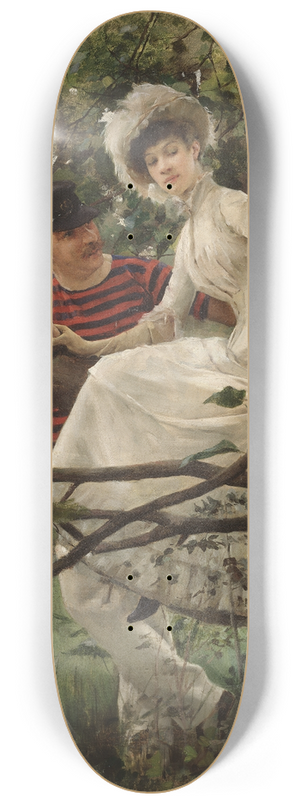 Carl Larsson - Idyll 8.25 inch art skate deck