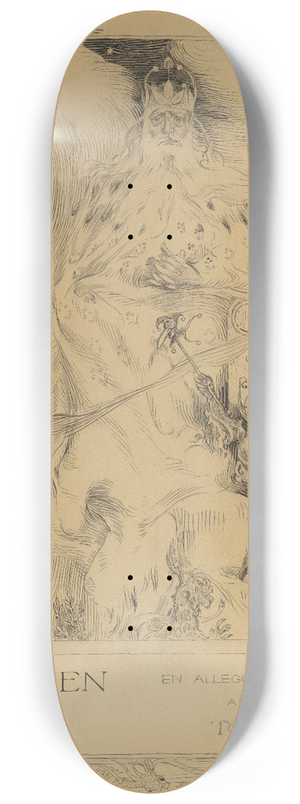 Carl Larsson - The Jester 8.25 inch art skate deck