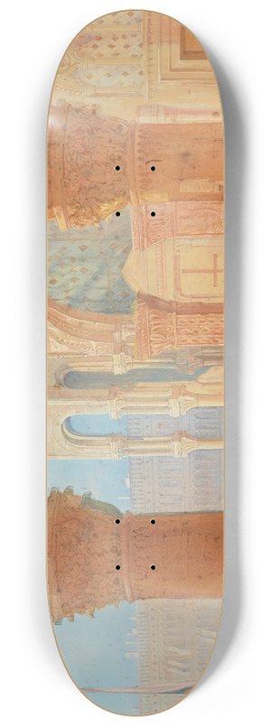 Carl Martin Laeisz - Piazza San Marco 8.25 inch art skate deck